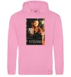 Жіноча толстовка (худі) Titanic Jack and Rose Рожевий фото