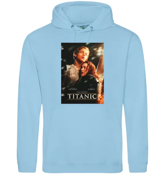 Жіноча толстовка (худі) Titanic Jack and Rose Блакитний фото