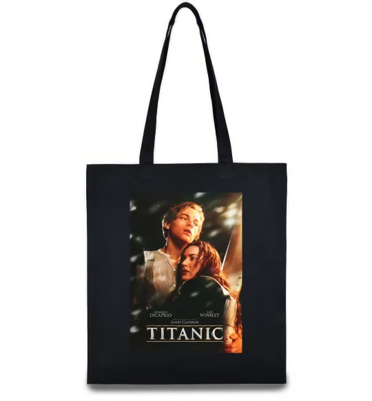 Эко-сумка Titanic Jack and Rose Черный фото