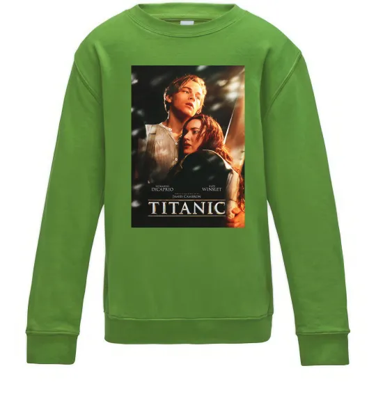 Детский Свитшот Titanic Jack and Rose Лаймовый фото