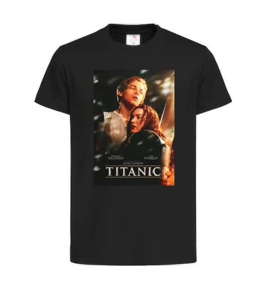 Детская футболка Titanic Jack and Rose Черный фото