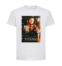 Детская футболка Titanic Jack and Rose Белый фото