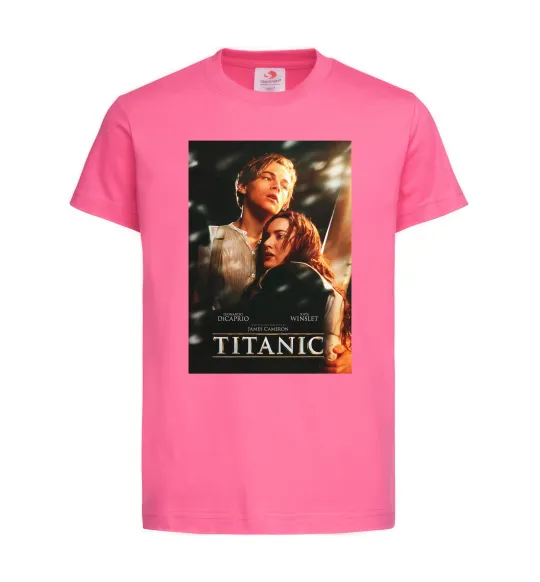 Детская футболка Titanic Jack and Rose Ярко-розовый фото