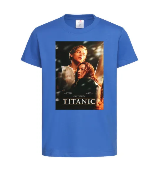 Детская футболка Titanic Jack and Rose Ярко-синий фото