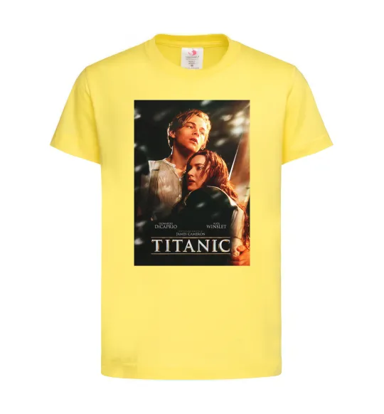 Детская футболка Titanic Jack and Rose Лимонный фото