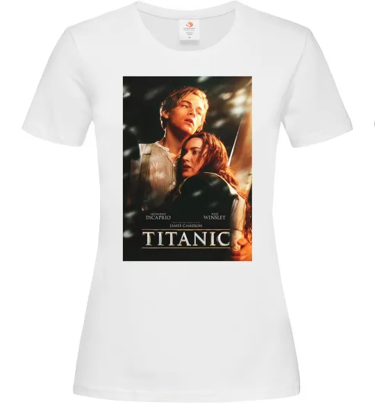 Жіноча футболка Titanic Jack and Rose Білий фото
