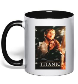 Чашка з кольоровою ручкою Titanic Jack and Rose