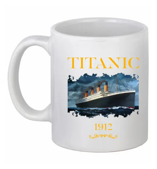Чашка керамическая Titanic 1912 Белый фото