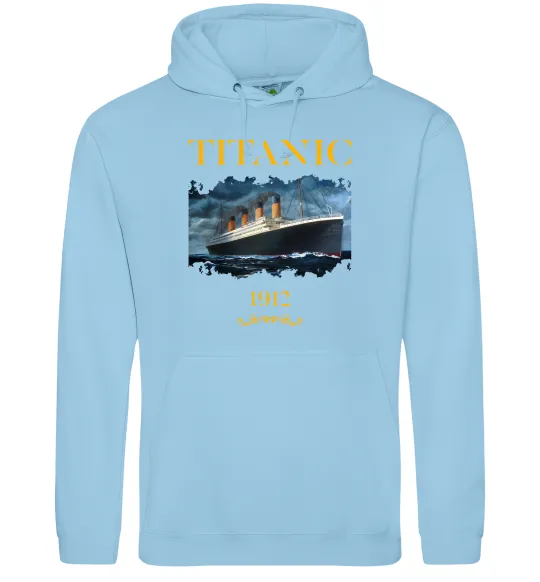 Жіноча толстовка (худі) Titanic 1912 Блакитний фото