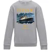 Детский Свитшот Titanic 1912 Серый меланж фото