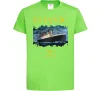 Детская футболка Titanic 1912 Лаймовый Детская футболка Titanic 1912 Лаймовый фото