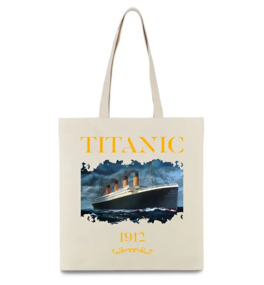 Эко-сумка Titanic 1912 Бежевый фото