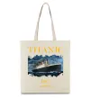Эко-сумка Titanic 1912 Бежевый фото