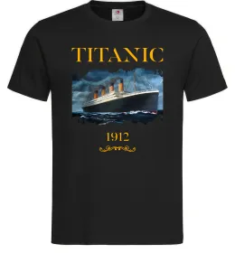Мужская футболка Titanic 1912 Черный фото