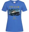 Жіноча футболка Titanic 1912 Яскраво-синій Жіноча футболка Titanic 1912 Яскраво-синій фото