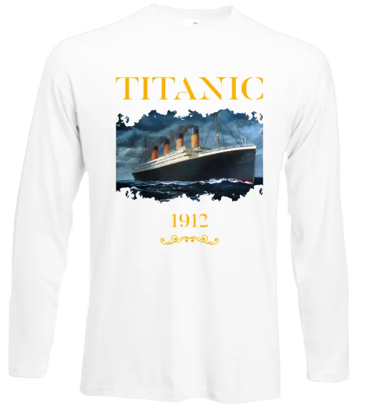 Лонгслив Titanic 1912 Белый фото