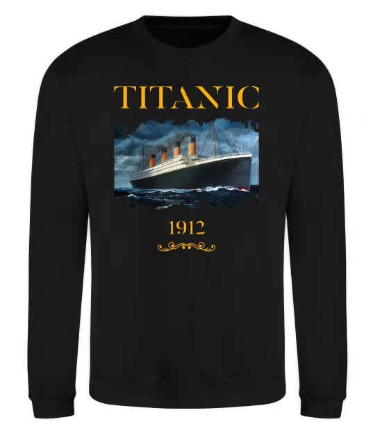 Свитшот Titanic 1912 Черный фото