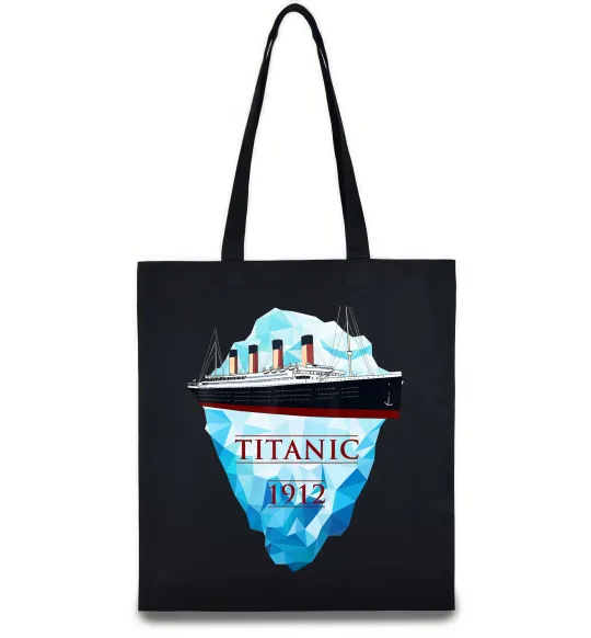 Эко-сумка Титанік айсберг 1912 Черный фото