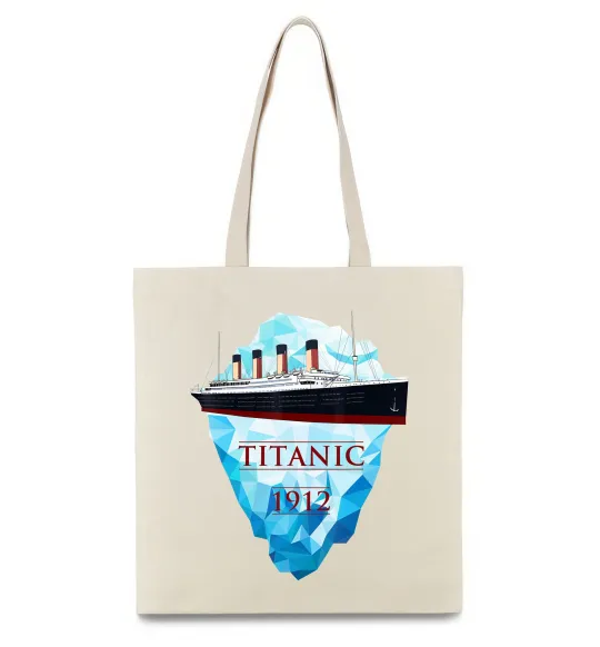 Эко-сумка Титанік айсберг 1912 Бежевый фото