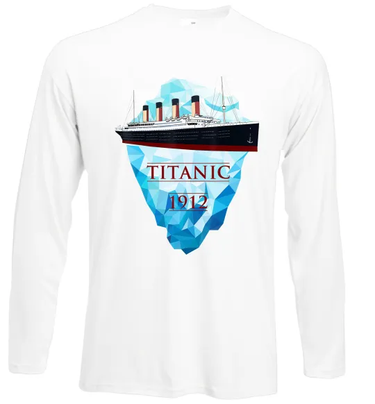 Лонгслив Титанік айсберг 1912 Белый фото