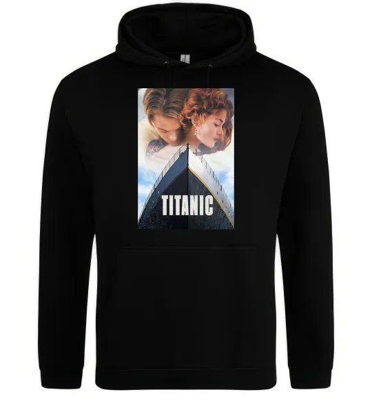Женская толстовка (худи) Титанік ретро Черный фото