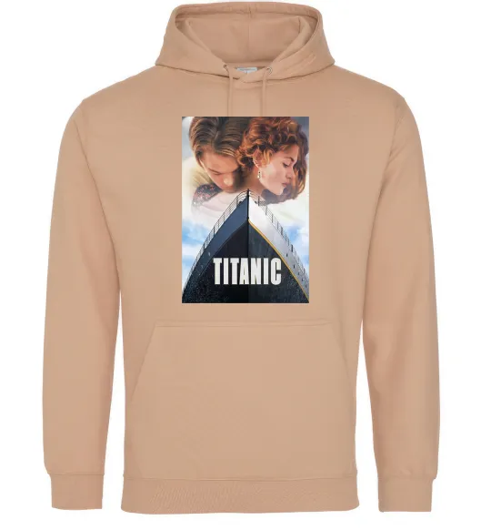 Женская толстовка (худи) Титанік ретро Песочный фото