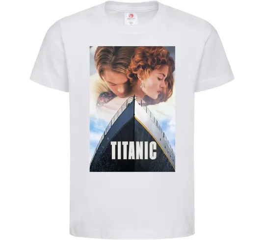Детская футболка Титанік ретро Белый фото