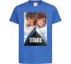 Детская футболка Титанік ретро Ярко-синий фото