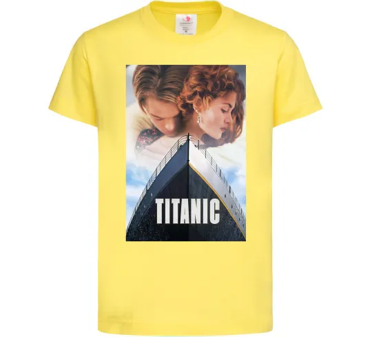Детская футболка Титанік ретро Лимонный фото