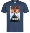 Мужская футболка Титанік ретро Темно-синий Мужская футболка Титанік ретро Темно-синий фото