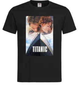 Мужская футболка Титанік ретро Черный фото