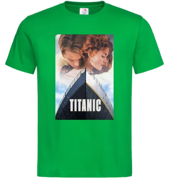 Мужская футболка Титанік ретро Зеленый фото