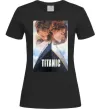 Жіноча футболка Титанік ретро Чорний Жіноча футболка Титанік ретро Чорний фото