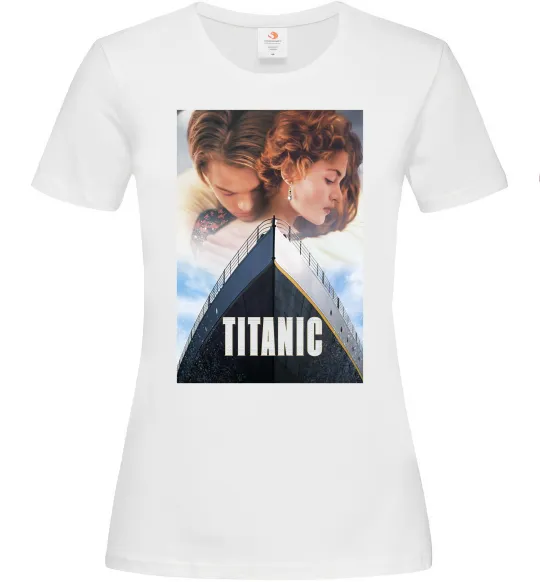 Жіноча футболка Титанік ретро Білий фото