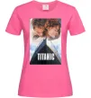 Жіноча футболка Титанік ретро Яскраво-рожевий Жіноча футболка Титанік ретро Яскраво-рожевий фото