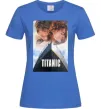 Жіноча футболка Титанік ретро Яскраво-синій Жіноча футболка Титанік ретро Яскраво-синій фото