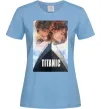 Жіноча футболка Титанік ретро Блакитний Жіноча футболка Титанік ретро Блакитний фото