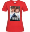 Жіноча футболка Титанік ретро Червоний Жіноча футболка Титанік ретро Червоний фото