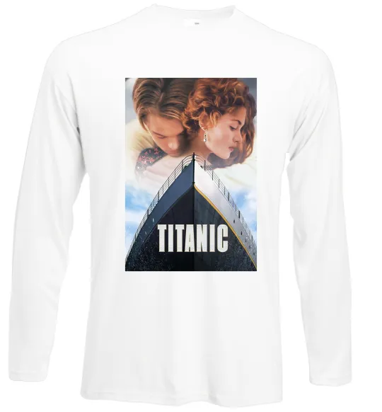 Лонгслив Титанік ретро Белый фото