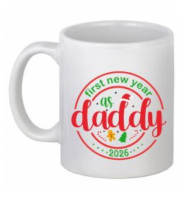 Чашка керамічна First New Year as daddy