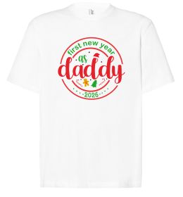 Футболка Оверсайз First New Year as daddy Футболка Оверсайз First New Year as daddy