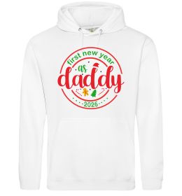 Мужская толстовка (худи) First New Year as daddy