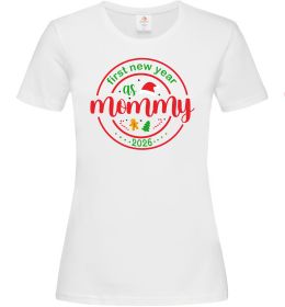 Женская футболка First New Year as mommy