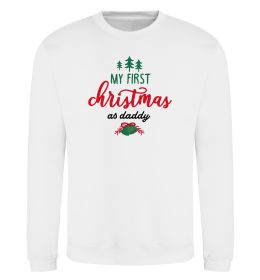 Свитшот First Christmas as daddy