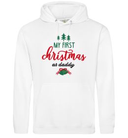 Чоловіча толстовка (худі) First Christmas as daddy