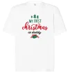 Футболка Оверсайз First Christmas as daddy Білий Футболка Оверсайз First Christmas as daddy Білий фото