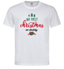 Чоловіча футболка First Christmas as daddy