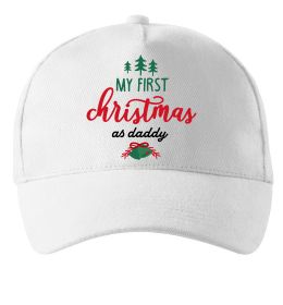 Кепка First Christmas as daddy