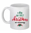 Чашка керамічна First christmas as mommy Білий Чашка керамічна First christmas as mommy Білий фото
