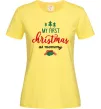 Жіноча футболка First christmas as mommy Лимонний Жіноча футболка First christmas as mommy Лимонний фото